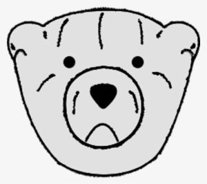 Bear Face Clipart - Bear