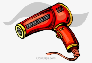 Blow Dryer Royalty Free Vector Clip Art Illustration - Electricity