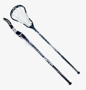Solo One-piece Lacrosse Stick, String In Navy/silver,