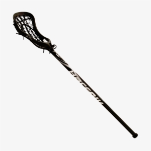 G71 One-piece Lacrosse Stick, Strung In Black/silver, - Lacrosse Stick Clipart Transparent Background
