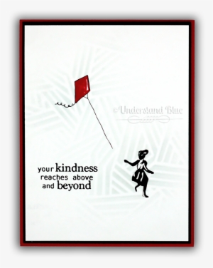 Banksy Inspired Kite Card With My Monthly Hero Kit - Cadre
