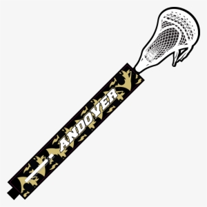 Andover Huskies Custom Team Design Lacrosse Stick Wrap - Red Bridge Manistee River