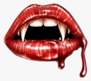 Vampire Teeth Vampireteeth Mouth Lips Red - Vampire Mouth No Background