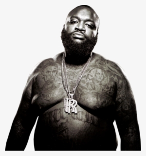 Rick Ross Is A Monster On The Set Of Kanye West's Video - Rick Ross Png