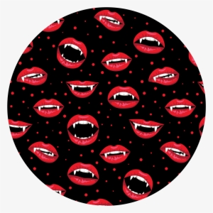 Original Nuckees Phone Grips - Vampire Lips Pattern