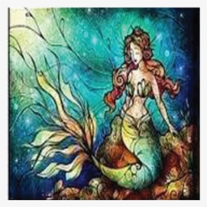 Mermaid - Stained Glass Mermaid