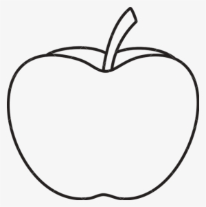 Apple Outline Png - Apple Outline Without Leaf