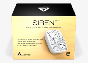 Aeotec Siren Packaging@2x - Aeon Labs Indoor Siren Hardware/electronic