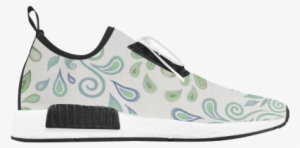 Blue And Green Watercolor Design Women's Draco Running - Sneakers