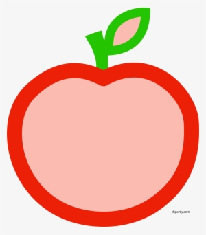 Apple Color Outline Clipart Png - Charing Cross Tube Station