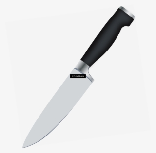 Simple Knife - Knife Clipart Black And White