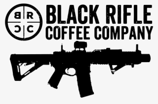 Rifle Logo Png Clip Art Black And White - Black Rifle Coffee Company Canada