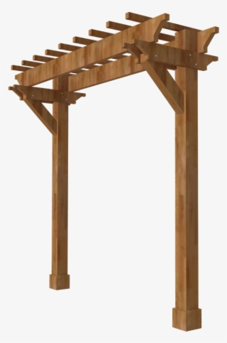 2 Post Pergola 1 - Backyard