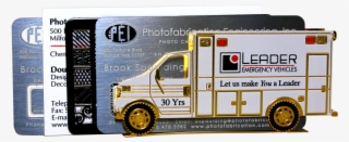 Gold Color Business Card Holder Solid - Brass