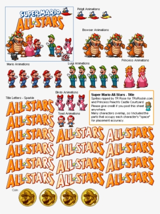 All-stars Title - Super Mario All Stars