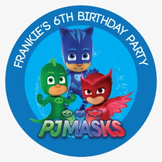 Pj Masks Party Box Stickers - Pj Mask Thank You Cards