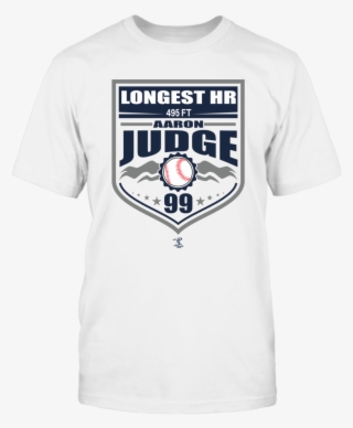 Aaron Judge Longest Hr T Shirt, Aaron Judge - Shirt