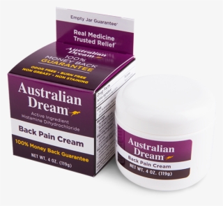 Australian Dream Back Pain Relief Cream - Australian Dream Back Pain Cream 60ml Per Jar (2 Jars)