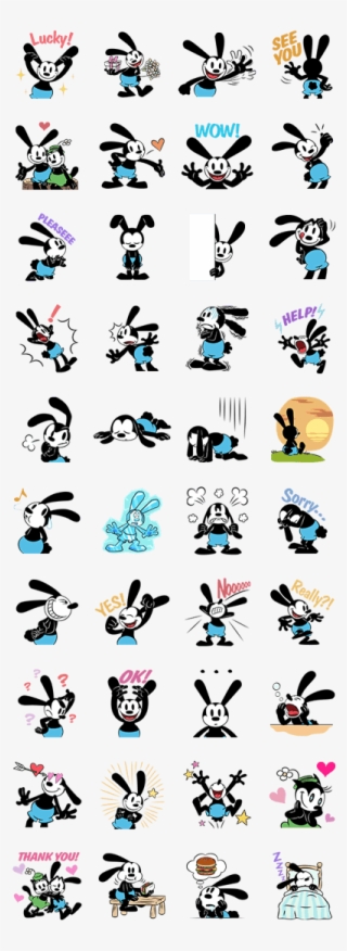 Oswald The Lucky Rabbit - Sticker