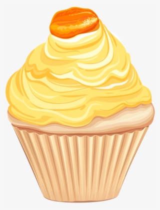 ○•‿t✿p⁀cupcakes‿✿⁀•○ - Yellow Cupcake Clipart
