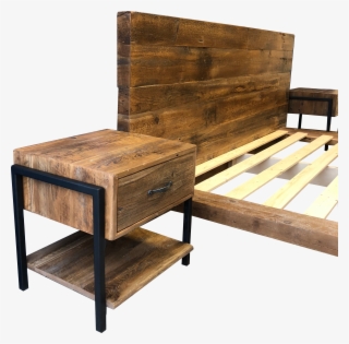 Benjamin Bed, Reclaimed Wood Platform Bed - Platform Bed
