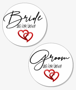 Bride & Groom Coasters - Bride