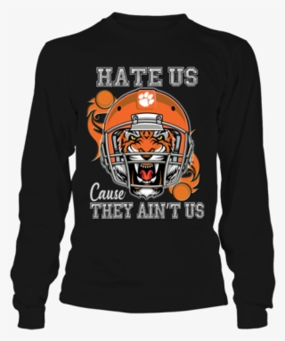 Hate Us Cause They Ain't Us Clemson Tigers Helmet Shirt - That's How I Saved The World