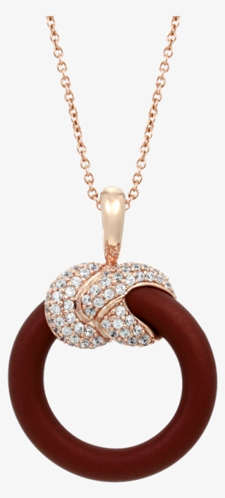 Sterling Silver Italian Rubber Ariadne Colored Circle - Necklace Woman Jewellery Emporio Armani