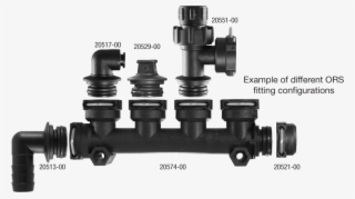 Colector Con Sellos O-ring & Componentes