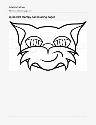 Large Size Of Hawaii State Stamp Coloring Page Stampy - Stampy Cat Coloring Sheet