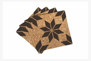 Eight-pointed Star Quilt Pattern Cork Coasters - Drink Coaster