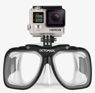 Octomask Clear Model For Gopro Divers - Octomask Scuba Mask For Gopro Camera (clear)