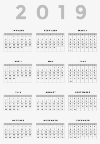 2019 Calendar Png - October And November 2010 Calendar