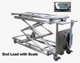 Portable Cadaver Scissor Lift With Rollers - Mortech Manufacturing Inc.