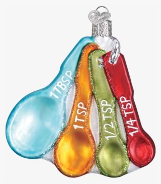 Measuring Spoons 32346 Old World Christmas Ornaments - Old World Classic Car '57 Chevy Blown Glass Ornament