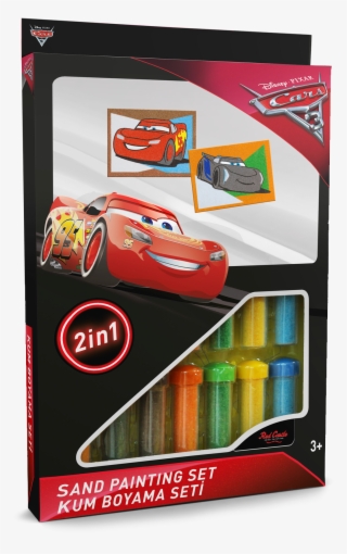 Lightning Mcqueen And Jackson Storm Sand Painting Set