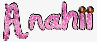 Anahi Png Texto - Anahi Nombre Png
