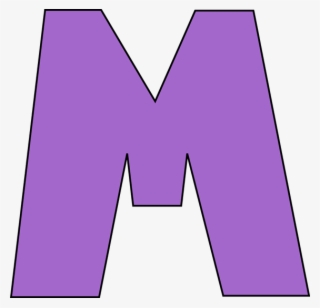Related - Letter M Clipart Purple