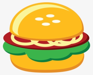 Graphic Royalty Free Stock Hamburger Fast Food Chicken - Clip Art Burger Png