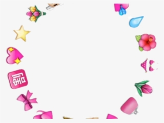 Aesthetic Clipart Heart Png - Heart Emoji Circle Png