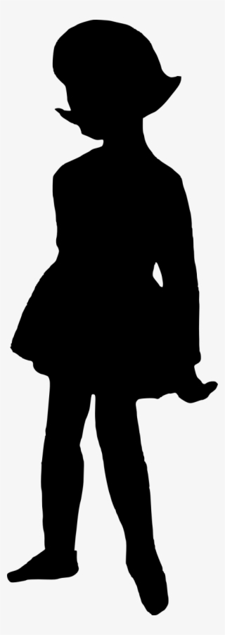 Free Png Girl Silhouette Png Images Transparent - Silhouette Of A Girl Png