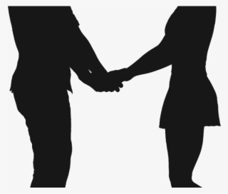 People Silhouette Clipart Couple - People In Love Silhouette