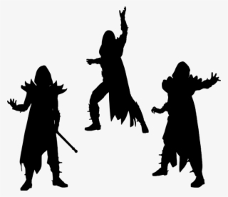 Silhouette, Sorcerer, Silhouetted, People, Art, Man - Sorcerer Silhouette