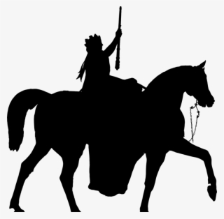 Silhouette Knight Drawing Skyline - Silhouette Knight Horse Flag