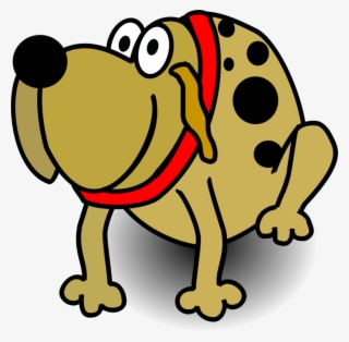 Yorkshire Terrier Guard Dog Puppy German Shepherd Labrador - Cartoon Spotted Dog Shower Curtain