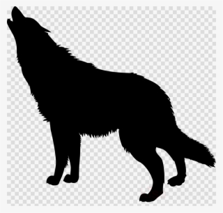 Wolf Dog Silhouette Clipart German Shepherd Clip Art - Heart Icon With Translucent Background