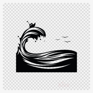 Wave Silhouette Png Clipart Wind Wave Silhouette - Tape Measurement Png Icon