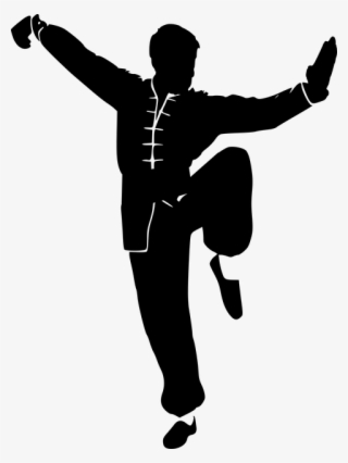 If You Find This Image Useful, You Can Make A Donation - Kung Fu Silhouette