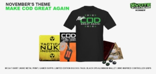 November's Make Cod Great Again Gamercrate - Active Shirt