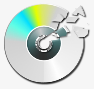 Compact Disk Clipart Film Dvd - Broken Disk Transparent